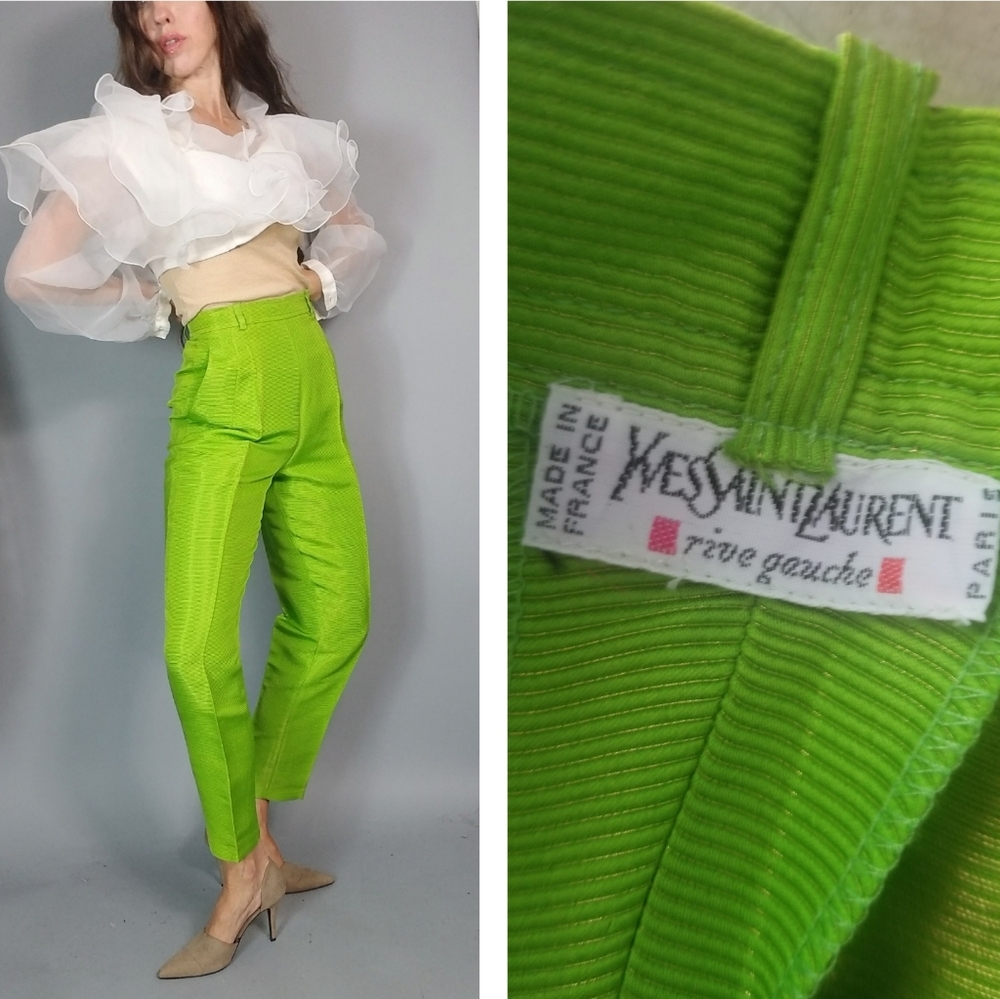 Vintage 80s 90s Yves Saint Laurent Pants xs s